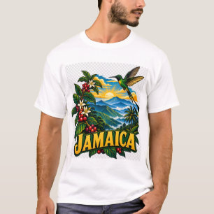 Haiti Zeitgenössisches Karibik-Collage-T-Shirt T-Shirt