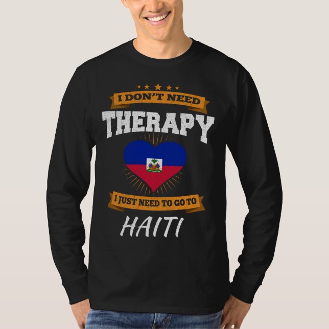 Haitian Flag I Haiti Vacation I Haiti T-Shirt (Vorderseite)