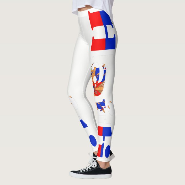 HAITIAN FLAG LEGINGS HAVIC ACD LEGGINGS (Links)