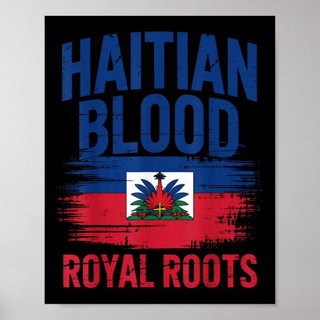 Haitian Roots Haiti-Flaggentag  Poster (Vorne)