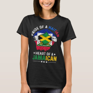 Haitianisch-Jamaikanische Flagge T-Shirt