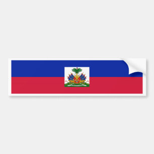 Haitianische Flagge Autoaufkleber