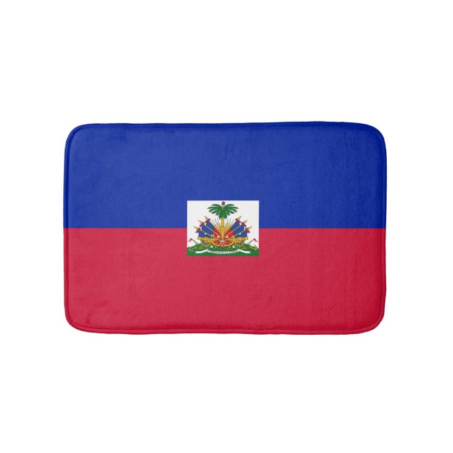 Haitianische Flagge Badematte (Vorderseite)