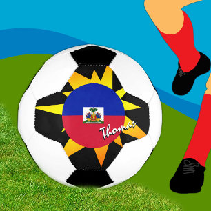 Haitianische Flagge / BANG Fußball