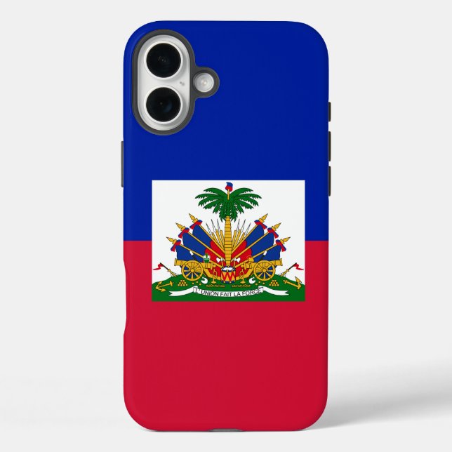 Haitianische Flagge Case-Mate iPhone Hülle (Rückseite)