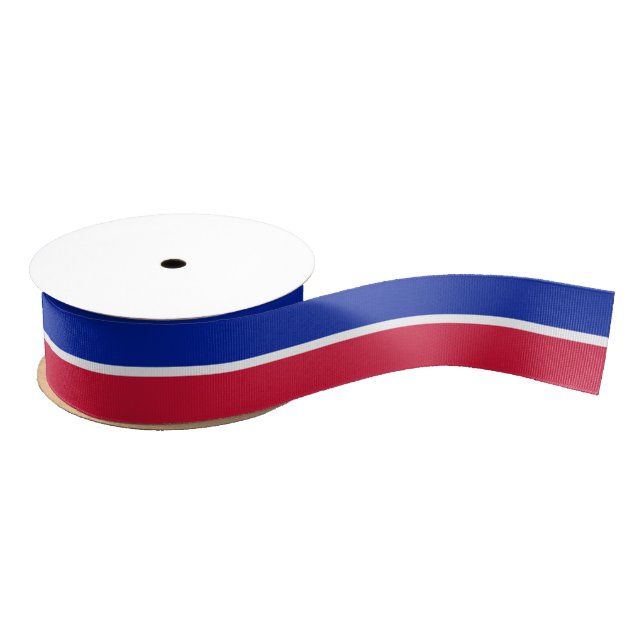 Haitianische Flagge Farben Band, Haiti /Sport Ripsband (Spule)