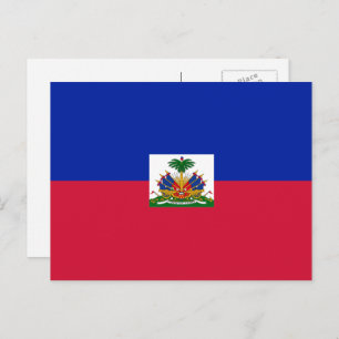 Haitianische Flagge, Flagge Haitis Postkarte
