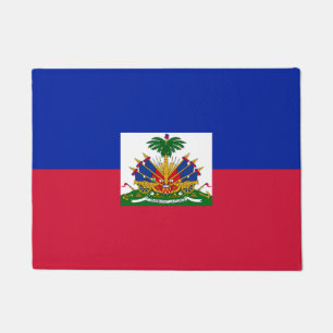 Haitianische Flagge Fußmatte