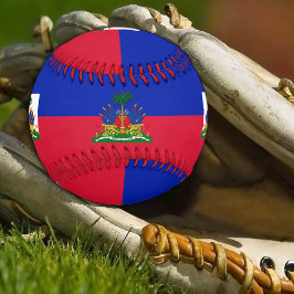 Haitianische Flagge & Haitianischer Sport / Baseba Baseball