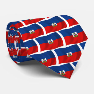 Haitianische Flagge Krawatte