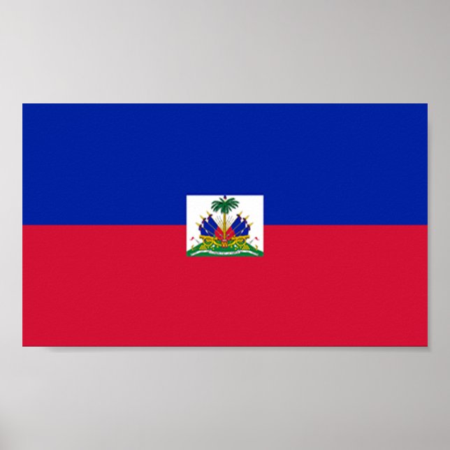 Haitianische Flagge Poster (Vorne)