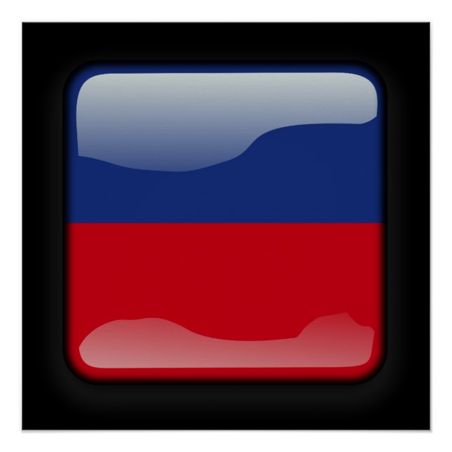 Haitianische Flagge Poster (Vorderseite)