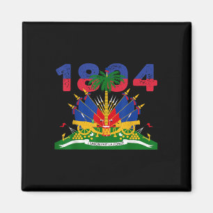 Haitianische Flagge Pride 1804 Unabhängigkeitstag Magnet