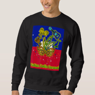 Haitianische Flagge Proud Kanaval Ayiti Carnival C Sweatshirt