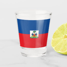 Haitianische Flagge Schnapsglas