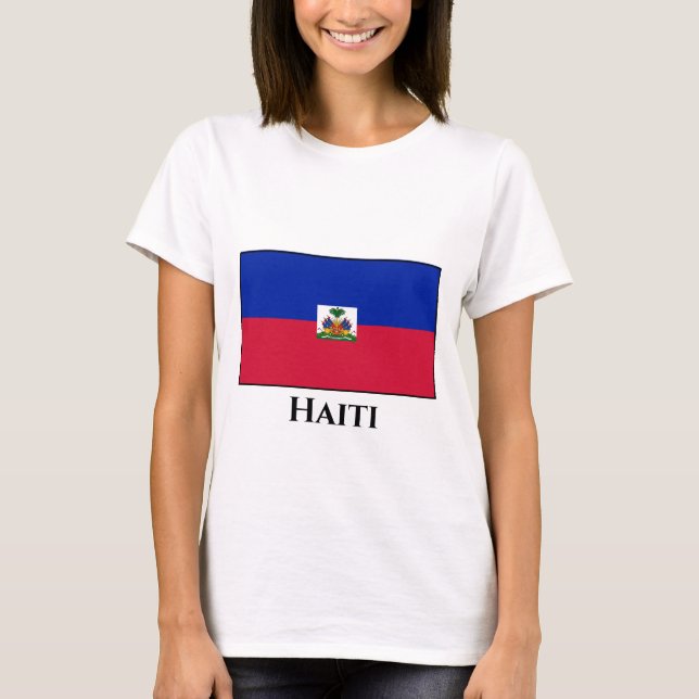 Haitianische Flagge T-Shirt (Vorderseite)