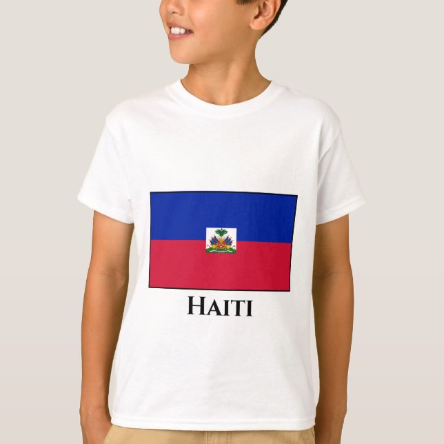 Haitianische Flagge T-Shirt (Vorderseite)