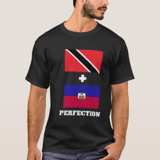 Haitianische Flagge Trinidad und Tobago Perfektion T-Shirt