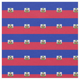 Haitianische Flagge und Haitis Trendy Fabric /mode Stoff