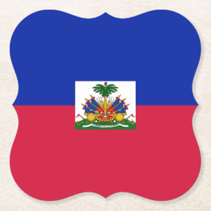 Haitianische Flagge Untersetzer