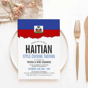 Haitianische Küche Party Flag Einladung
