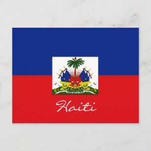 Haitianische Nationalflagge-Postkarte Postkarte