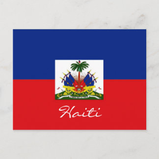 Haitianische Nationalflagge-Postkarte Postkarte