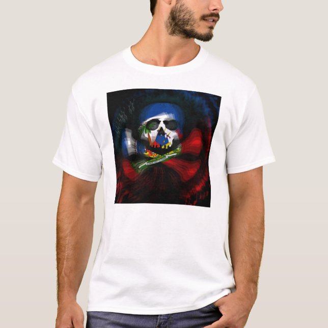 Haitianische Piraten-Flagge T-Shirt (Vorderseite)