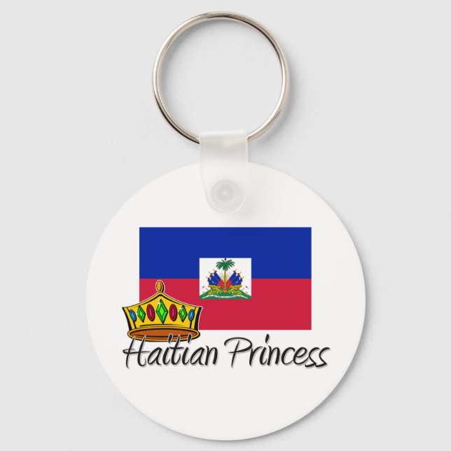 Haitianische Prinzessin Schlüsselanhänger (Vorderseite)