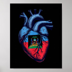 Haitianische Revolution 1804 Haiti-Flagge Unabhäng Poster