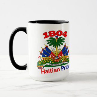 **Haitianische Vibes | 1804 Wappen Zweifarbiges Ta Tasse
