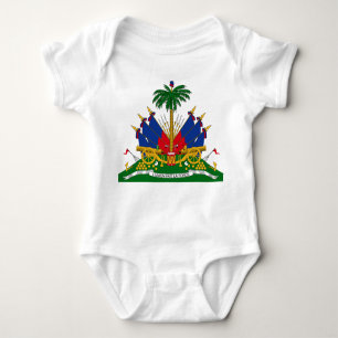 Haitianische Wappen (Haiti) Baby Strampler