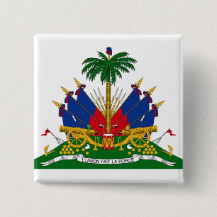 Haitianische Wappen (Haiti) Button