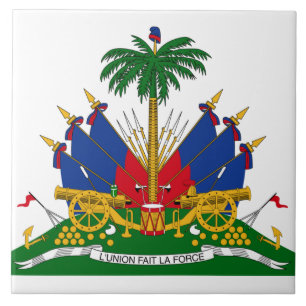 Haitianische Wappen (Haiti) Fliese