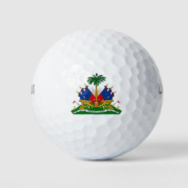 Haitianische Wappen (Haiti) Golfball
