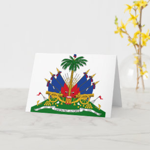 Haitianische Wappen (Haiti) Karte