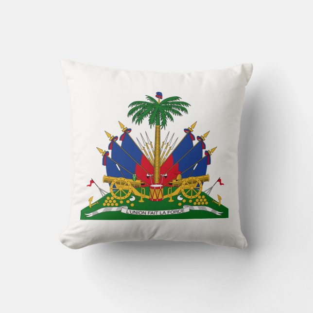 Haitianische Wappen (Haiti) Kissen (Vorderseite)