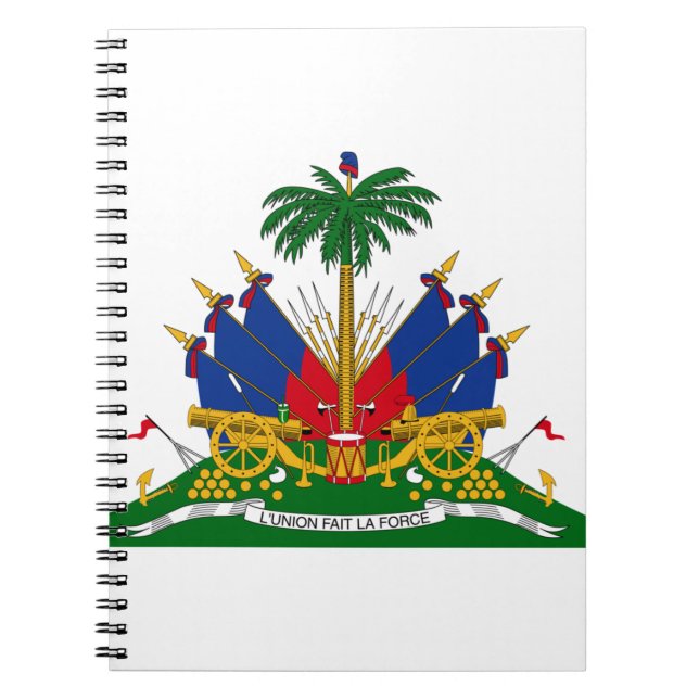 Haitianische Wappen (Haiti) Notizblock (Vorderseite)