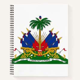Haitianische Wappen (Haiti) Notizbuch