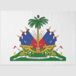 Haitianische Wappen (Haiti) Seidenpapier