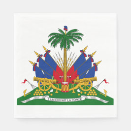 Haitianische Wappen (Haiti) Serviette