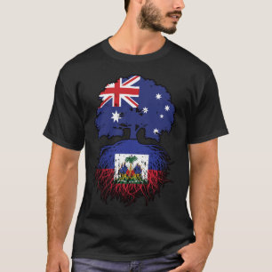 Haitianischer Australischer Treuhandfahne T-Shirt