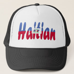 Haitianischer Flaggen-Hut Truckerkappe
