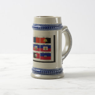 Haitianischer Flaggencup Bierglas