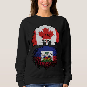 Haitianischer Kanadier Treuhandfahne Sweatshirt