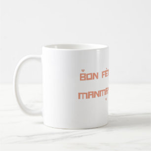 Haitianischer Muttertag Gruß mit Cartoon Dino Kaffeetasse