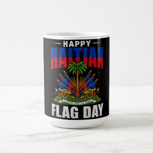 Haitianischer Tag der Flagge Haiti Stolz Design Kaffeetasse