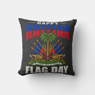 Haitianischer Tag der Flagge Haiti Stolz Design Kissen