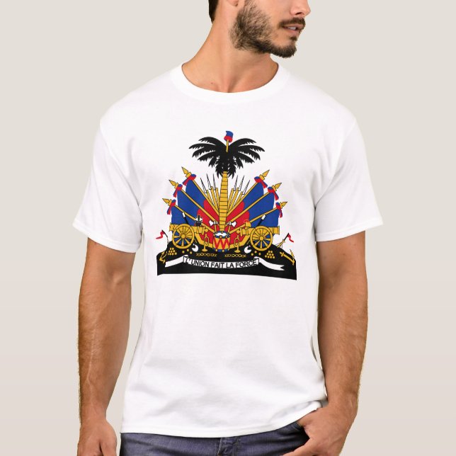 Haitianischer Wappen - T - Shirt (Vorderseite)