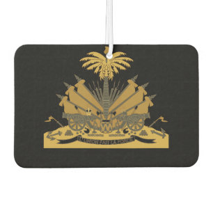 Haitianischer Wappen - T - Shirt Autolufterfrischer
